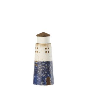 LIGHTHOUSE PAULOWNIA WOOD BLUE/WHITE SMALL