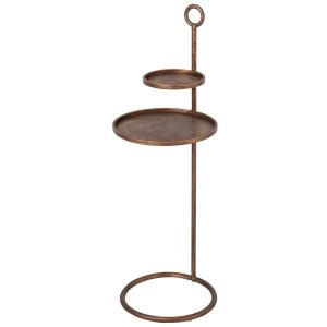 SIDE TABLE IRON BRONZE