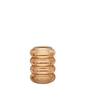 VASE GLASS GOLD SMALL