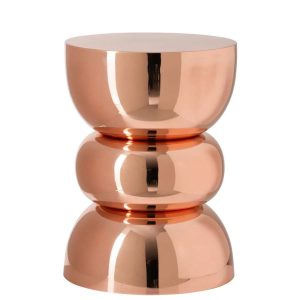 SIDE TABLE IRON ROSE GOLD