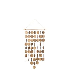 WINDCHIME COIN SHELL BROWN