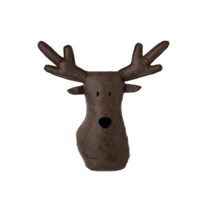 DOORSTOP REINDEER PU DARK BROWN