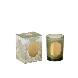 SCENTED CANDLE ECLAT ROYAL WAX DARK GREEN/GOLD