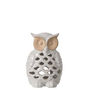 OWL PORCELAIN WHITE SMALL