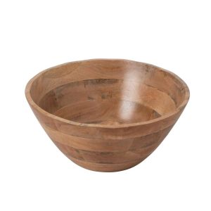 BOWL UNEVEN MANGO WOOD NATURAL LARGE