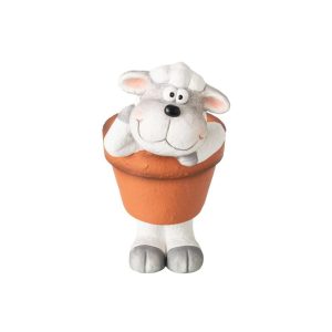 SHEEP IN POT MAGNESIUM GREY/BROWN