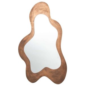 WALL MIRROR IRON BRONZE