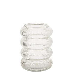 VASE GLASS TRANSPARENT LARGE