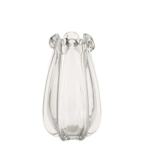 VASE GLASS TRANSPARENT LARGE
