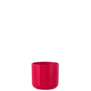 FLOWERPOT SUMMER CERAMIC PINK SMALL
