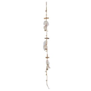 GARLAND BOTTLES/FEATHERS GLASS NAT