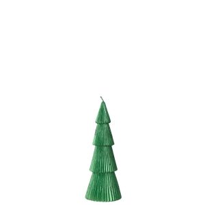 CANDLE PINE TREE PARAFFIN GREEN SMALL