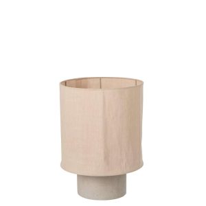 TABLE LAMP CEMENT BEIGE MEDIUM