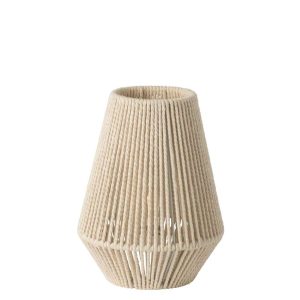 TABLE LAMP ROPE COTTON GREIGE
