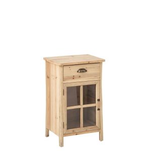 BEDSIDE TABLE CHAMONIX FIR WOOD NATURAL