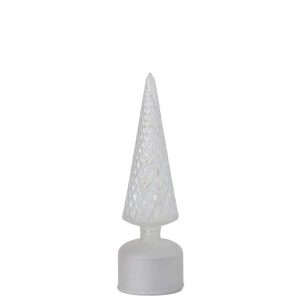TREE LED TURNING GLASS TRANSPARENT SMALL