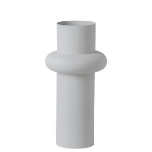 VASE IRON WHITE