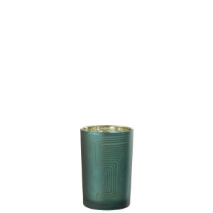 HURRICANE ZIGZAG GLASS GREEN LARGE
