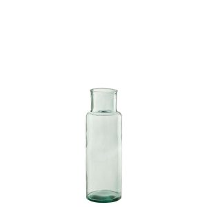 VASE CYLINDER RECYCLED GLASS SMALL