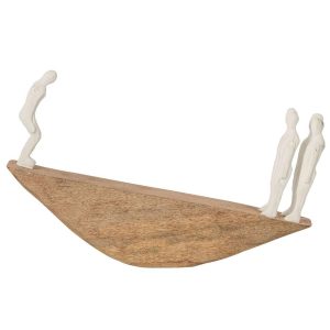 PEOPLE BALANCE MANGO WOOD NATURAL/WHITE