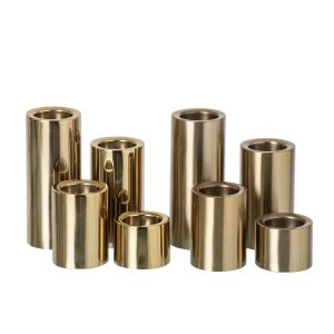 SET OF 8 TEALIGHT HOLDER SHINY + MAT STEEL GOLD