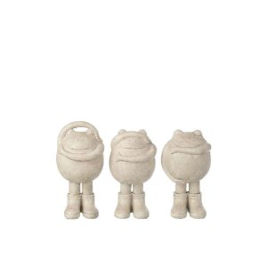 FROG SEE/HEAR/SPEAK MGO BEIGE SMALL ASSORTMENT OF 3