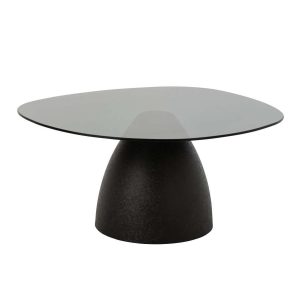 SIDE TABLE GLASS BLACK