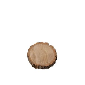 DISC ROUND PAULOWNIA WOOD NATURAL SMALL