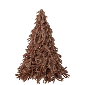 CHRISTMAS TREE FLUFFY POLYESTER CAMEL LARGE