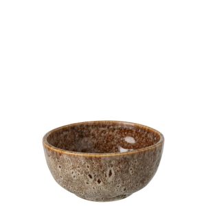 BOWL PORCELAIN TAUPE LARGE