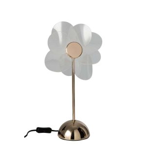 TABLE LAMP FLOWER MATEL GOLD SMALL