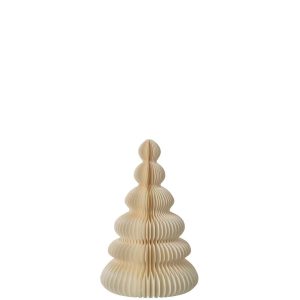 TREE LED PAPER OFF-WHITE SMALL