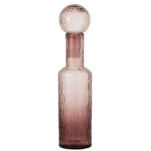 BOTTLE GLASS BURGUNDY LARGE