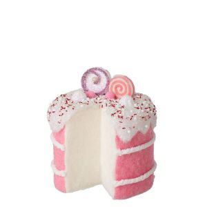 CAKE WOOL PINK/WHITE LARGE