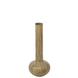 VASE IRON OLIVE LARGE