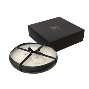 SCENTED CANDLE M-CHIC METAL BLACK LARGE