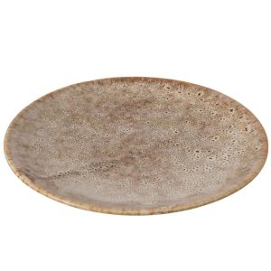 PLATE PORCELAIN TAUPE