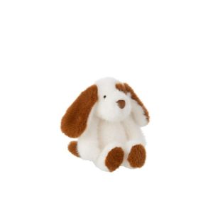 DOG POLYESTER WHITE/BROWN SMALL