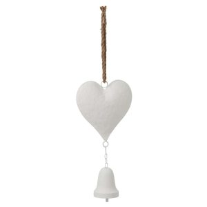 HANGER HEART IRON WHITE