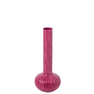 VASE IRON FUCHSIA LARGE