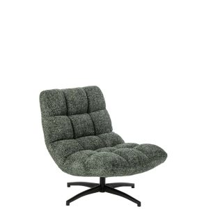 LOUNGE CHAIR QUILTED MATEL EMERALD GREEN