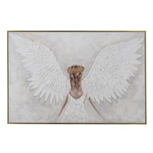 PAINTING ANGEL PAINT WHITE/GOLD