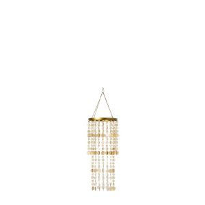 LAMP SHADE BEADS GOLD SMALL