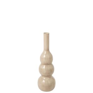 VASE IRON LIGHT BEIGE