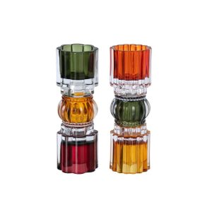 VASE GLASS MULTI ASSORTMENT OF 2