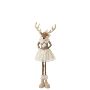 MOOSE TELESCOPIC + LADY POLYESTER BEIGE SMALL