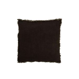 CUSHION FRINGE SQUARE COTTON GREEN