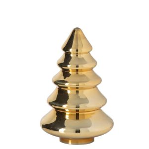 TREE CHRISTMAS TREE CONE GLASS GOLD