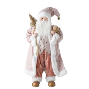 SANTA CLAUS SYNTHETIC LIGHT PINK LARGE