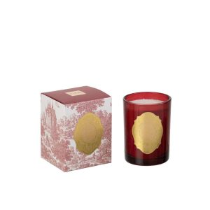 SCENTED CANDLE ECLAT ROYAL WAX BURGUNDY/GOLD
